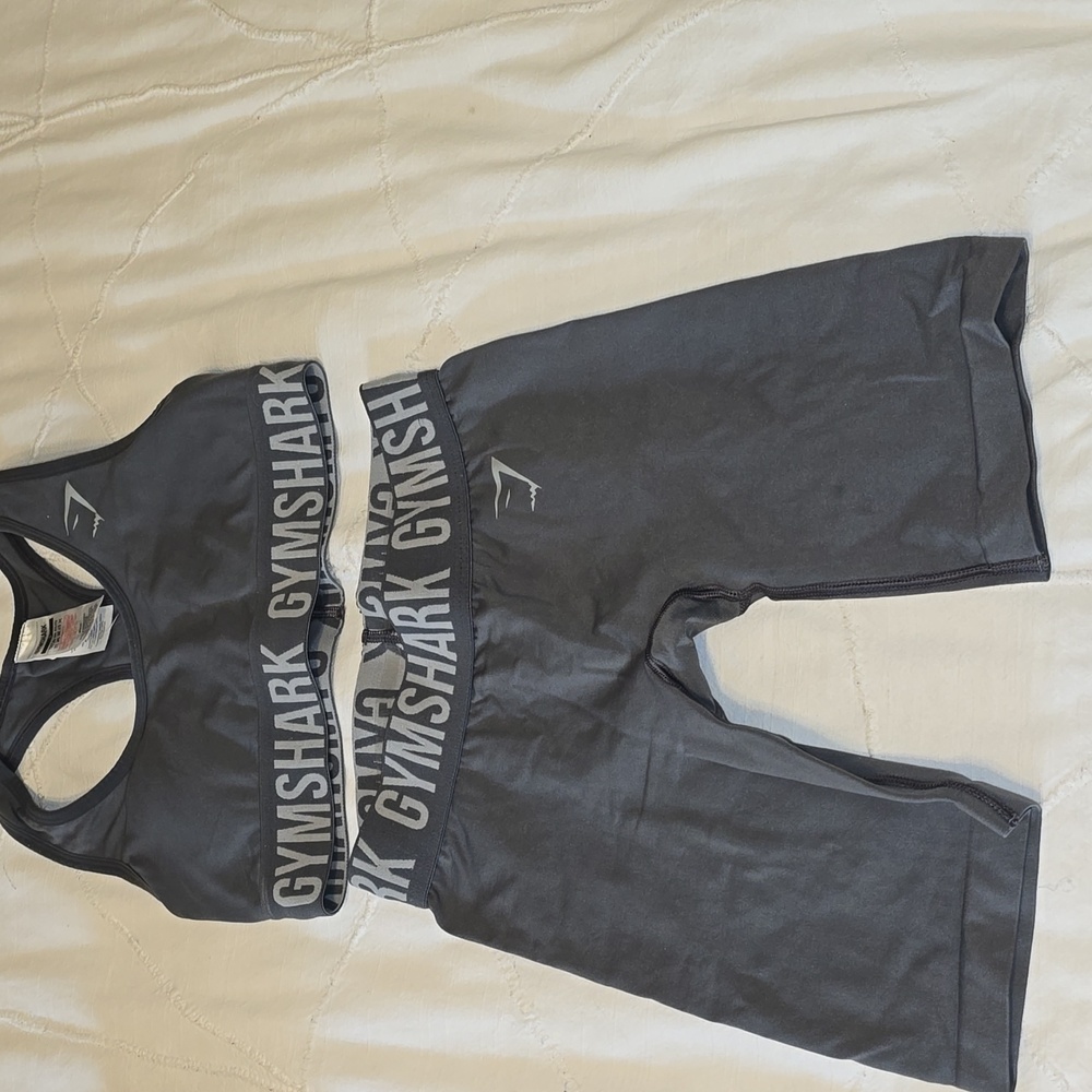 Gymshark Charcoal Activewear Set